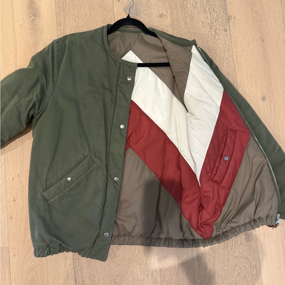 Olive Green Women's Jacket - Picture 4 of 4